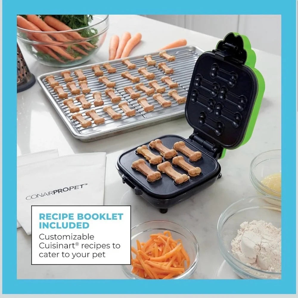 Green Dog Bone Waffle Maker
